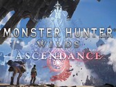 Oficjalna grafika promująca grę „Monster Hunter Wilds: Ascendance”, która ukaże się na komputerach PC i konsolach w 2027 roku.