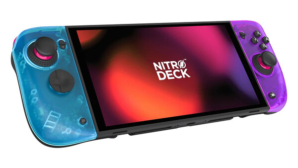 Nitro Deck 2 LRG Fusion Limited Edition ma półprzezroczystą powłokę, choć w różnych kolorach. (Źródło zdjęcia: Limited Run Games)