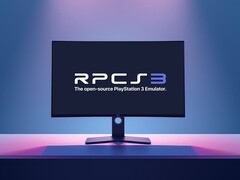 Emulator RPCS3 PS3 wyświetlany na monitorze komputera (źródło obrazu: RPCS3 z poprawkami)