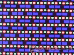 Wyrazista matryca subpikselowa OLED z minimalnym problemem ziarnistości