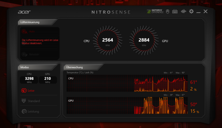 Prosty i łatwy w użyciu: Acer NitroSense