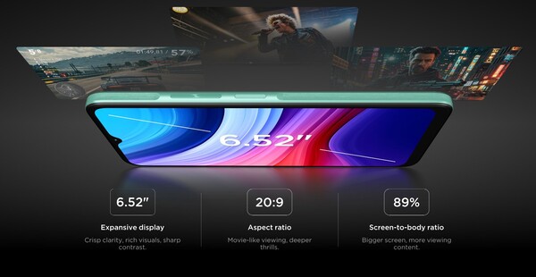 Alcatel 3 (2025) ma wyświetlacz HD+ i poziom jasności 400 nitów. (Źródło obrazu: Alcatel)