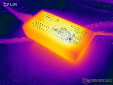 Zasilacz AC może osiągnąć temperaturę 40 C przy pracy z wymagającym obciążeniem przez ponad godzinę