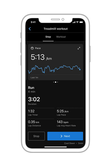 Funkcja aktywności na żywo Garmin Connect+. (Źródło obrazu: Garmin)