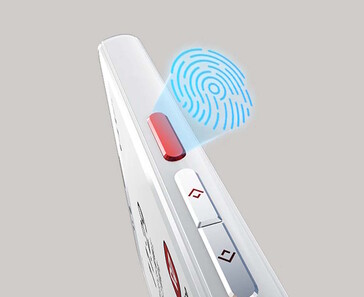 Na pokładzie znajduje się czujnik linii papilarnych