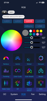 Ustawienia RGB