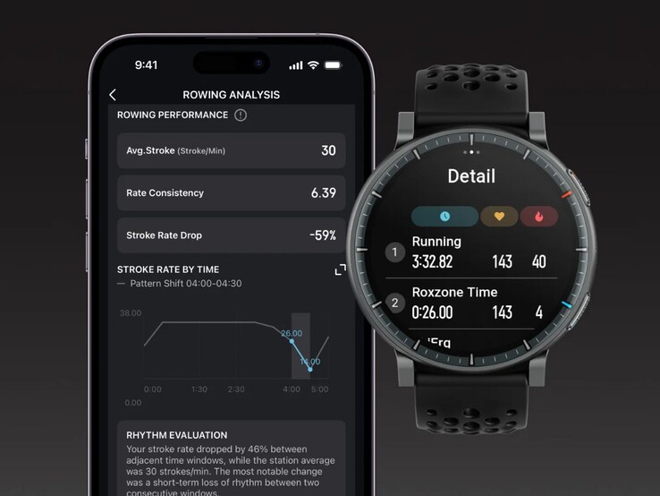 Funkcja analizy HYROX w smartwatchu Amazfit Active Max