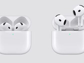 Słuchawki Apple AirPods 5 z aktywną redukcją szumów są dostępne w dwóch wersjach: z regulacją głośności na trzonku oraz bez niej.