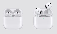 Słuchawki Apple AirPods 5 z aktywną redukcją szumów są dostępne w dwóch wersjach: z regulacją głośności na trzonku oraz bez niej.