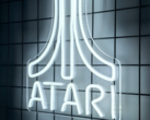 Neonowy biały znak LED z logo Atari (źródło obrazu: Atari)