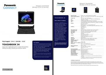 Specyfikacja Panasonic Toughbook FZ-34