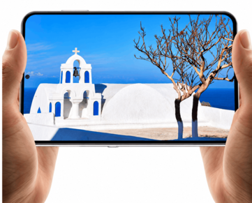 Coolpad Cool X Wide wyświetlający obraz krajobrazu w orientacji poziomej