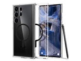 Ultra Hybrid OneTap Ring powinien ułatwić korzystanie z bezprzewodowych ładowarek MagSafe z Galaxy S23 Ultra. (Źródło zdjęć: Spigen)