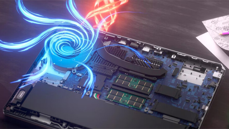 Model LOQ Essential 15IRH11 jest wyposażony w pamięć RAM z możliwością rozbudowy oraz dwa dyski SSD, ale posiada tylko jeden wentylator.
