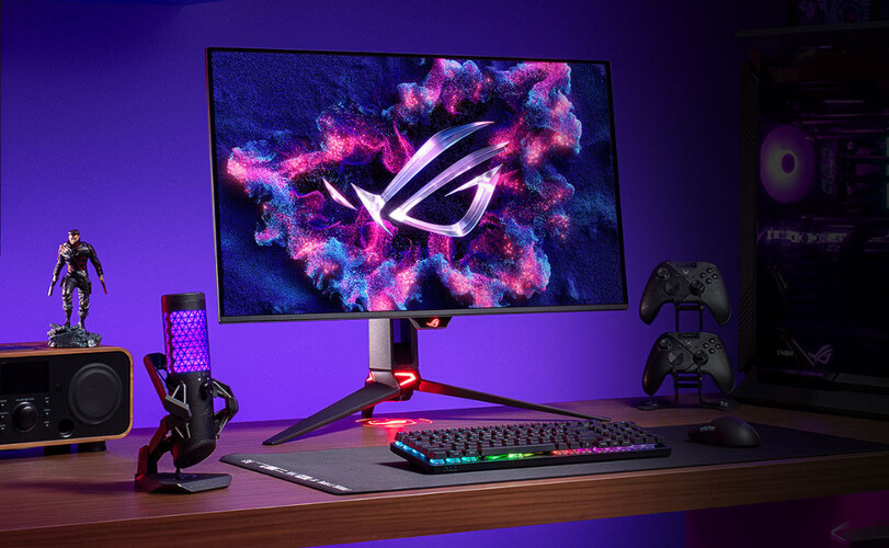 ROG Swift OLED PG32UCDMR. (Źródło obrazu: Asus)