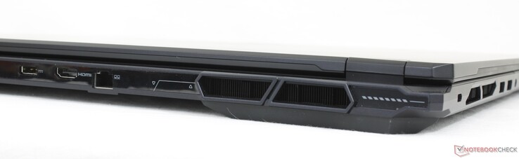 Tył: Zasilacz sieciowy, HDMI 2.1, RJ-45 (2,5 Gb/s)