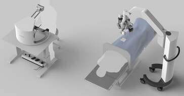 Mikrochirurgiczny robot Sony jest obsługiwany zdalnie z konsoli stołowej, co eliminuje konieczność wielogodzinnego stania. (Źródło: Sony)