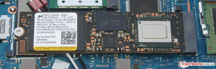 Urządzenie pamięci masowej to dysk SSD PCIe 4