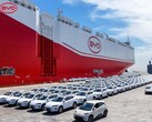 Samochodowiec BYD Shenzhen wypływa w dziewiczy rejs do Brazylii z 7000 samochodów elektrycznych (źródło zdjęcia: PDChina on X)