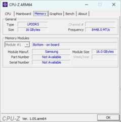 CPU-Z Pamięć