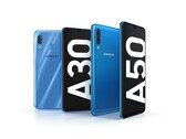 Galaxy A30 i Galaxy A50 były jednymi z pierwszych modeli wydanych po konsolidacji serii średniej klasy Samsunga. (Źródło obrazu: Samsung)