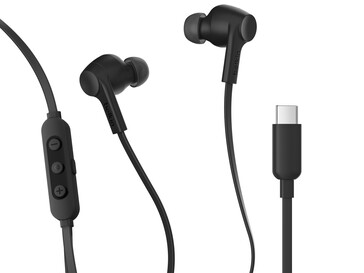 Przewodowe słuchawki douszne SoundForm firmy Belkin mają kabel o długości 4 stóp. (Źródło zdjęcia: Belkin)