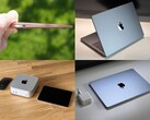 Apple Linia komputerów Mac i MacBook pokazana razem, podkreślając laptopy i komputery stacjonarne (źródło zdjęcia: Notebookcheck)