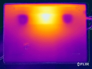 Test naprężeń temperatury powierzchni (dół)