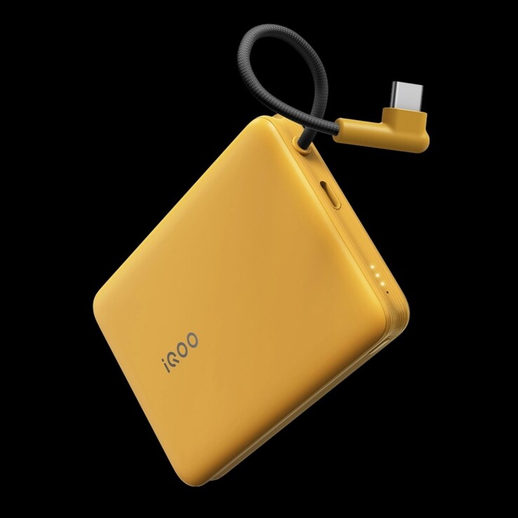 Power Bank iQOO 33W z wbudowanym kablem 10000mAh. (Źródło obrazu: vivo)