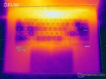 Test naprężeń w temperaturach powierzchniowych (góra)