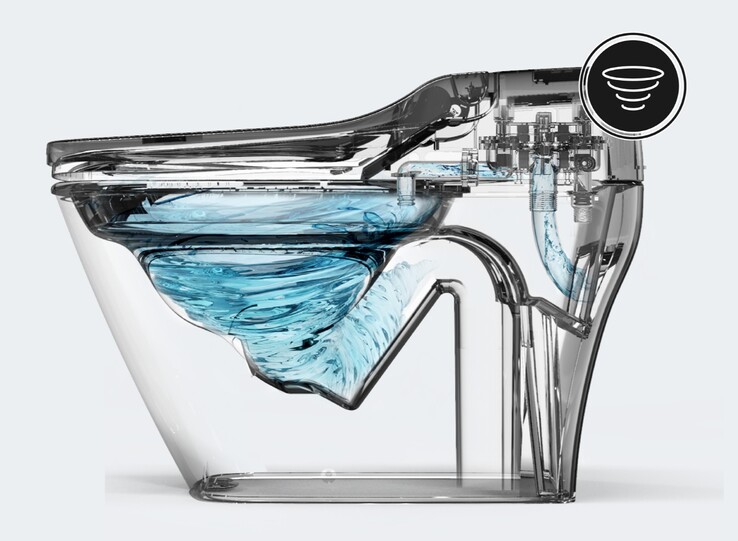 Inteligentna toaleta Vovo Neo automatycznie spłukuje wodę przy użyciu odpowiedniej ilości wody w zależności od czasu siedzenia. (Źródło zdjęcia: Vovo)