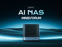 Minisforum N5 Pro, na zdjęciu, wygląda dokładnie tak samo jak tańszy N5. (Źródło zdjęcia: Minisforum - edytowane)