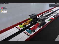 Synopsys i Nvidia debiutują cyfrowym torem wyścigowym dla wyścigów STEM w stylu F1, łącząc Ansys Discovery i Omniverse przed sezonem 2025-26. (Źródło obrazu: Ansys via YouTube)
