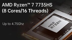 AMD Ryzen 7 7735HS (źródło: Minisforum)
