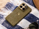 Motorola Edge 2026 ma przyciągający wzrok tył z powierzchnią z tkaniny.