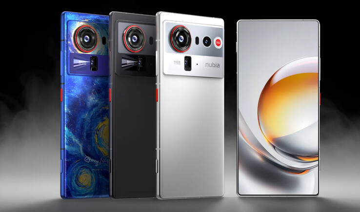 Nubia Z80 Ultra we wszystkich kolorach globalnej premiery. (Źródło zdjęcia: Nubia)