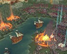Ilustracja przedstawiająca armie i statki w grze „Diplomacy is Not an Option”, obecnie dostępnej w sprzedaży na platformie Steam.