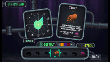 Na zdjęciu: Zrzut ekranu z gry Shrimp Game: Krill Confirmed.