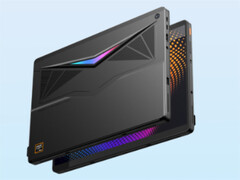 Sixunited AXP77 posiada również oświetlenie RGB i wbudowaną podpórkę. (Źródło obrazu: Sixunited)