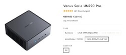 Minisforum Venus Series UM790 Pro, konfiguracje (źródło: Minisforum)