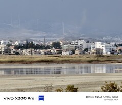 Vivo X300 Pro bez telekonwertera 400 mm