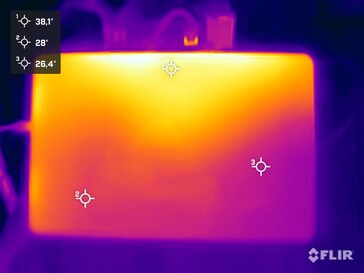 Test naprężeń temperatury powierzchni (przód)