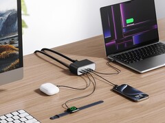 Stacja ładująca Anker 7 w 1 USB-C (100 W) jest zasilana prądem przemiennym (źródło obrazu: Anker)