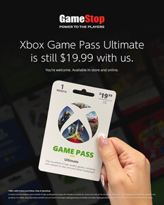 Zrzut ekranu z postu w mediach społecznościowych GameStop promującego &quot;tańszą&quot; ofertę Xbox Game Pass (źródło obrazu: GameStop)
