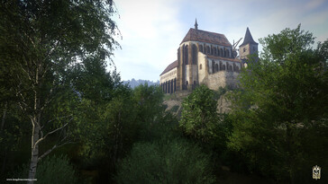 Obraz przedstawiający zamek z Kingdom Come: Deliverance.