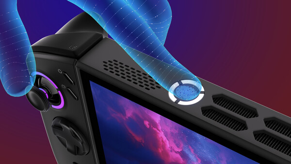 Legion Go Gen 2 posiada również skaner linii papilarnych. (Źródło zdjęcia: Lenovo)