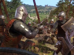 Obraz przedstawiający bitwę między rycerzami w Kingdom Come: Deliverance. (Źródło obrazu: Steam)