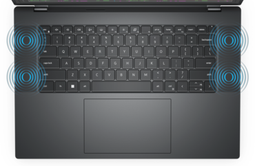 Dell Precision 5480 - klawiatura i głośniki. (Źródło obrazu: Dell)