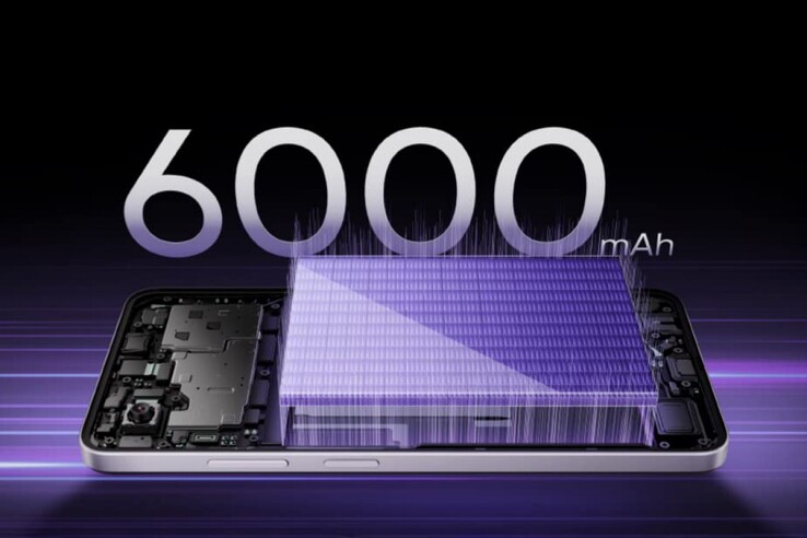 Realme Narzo 80 Lite 5G może pochwalić się baterią o pojemności 6000 mAh (źródło obrazu: Realme)