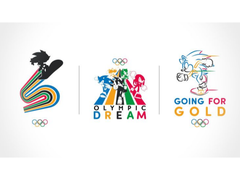 Plakat ogłaszający współpracę Sonic the Hedgehog z Międzynarodowym Komitetem Olimpijskim (źródło zdjęcia: MKOl)